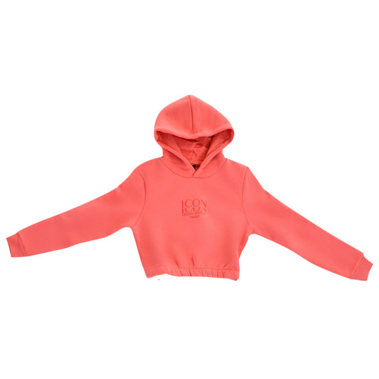 Target Παιδικές φόρμες σετ Cropped Hoodie & Jogger Pants Fleece "Icon"
